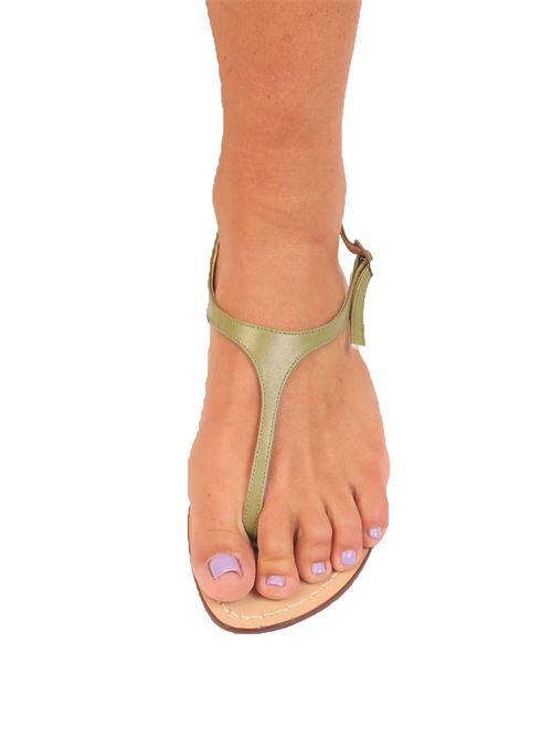 sandali infradito capri verde militare Da Costanzo | TRIANGOLOCAPRISOTTILEMILITARE